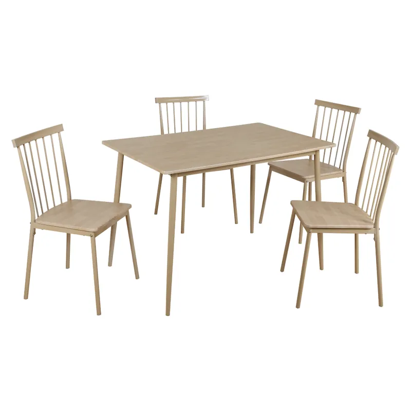 Produs recomandat | Set de sufragerie 1+4, fag natural, SENDO