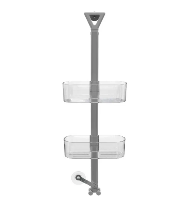 Raft de baie cu 2 niveluri 70x25x7.5cm | Cumpărături sigure