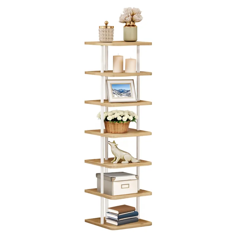 Raft multifuncţional, alb/stejar deschis, ETUDA TIP 1 | Noutate în catalog