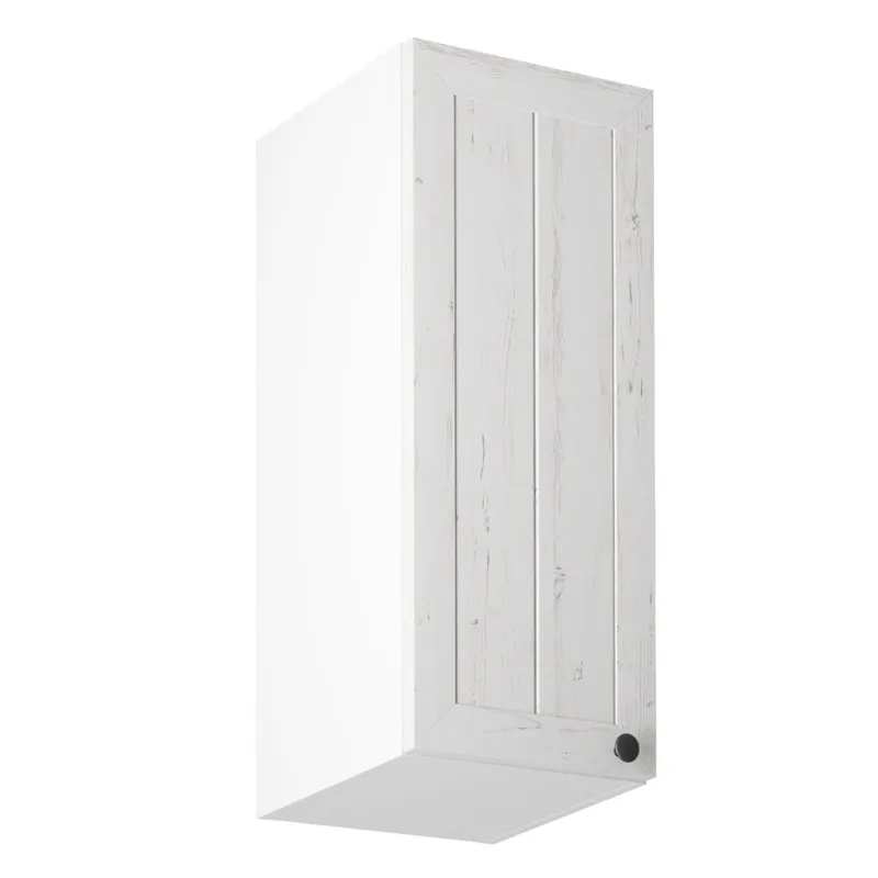 Dulap superior G30, model stânga, alb/pin Andersen, PROVENCE | Stoc aproape epuizat
