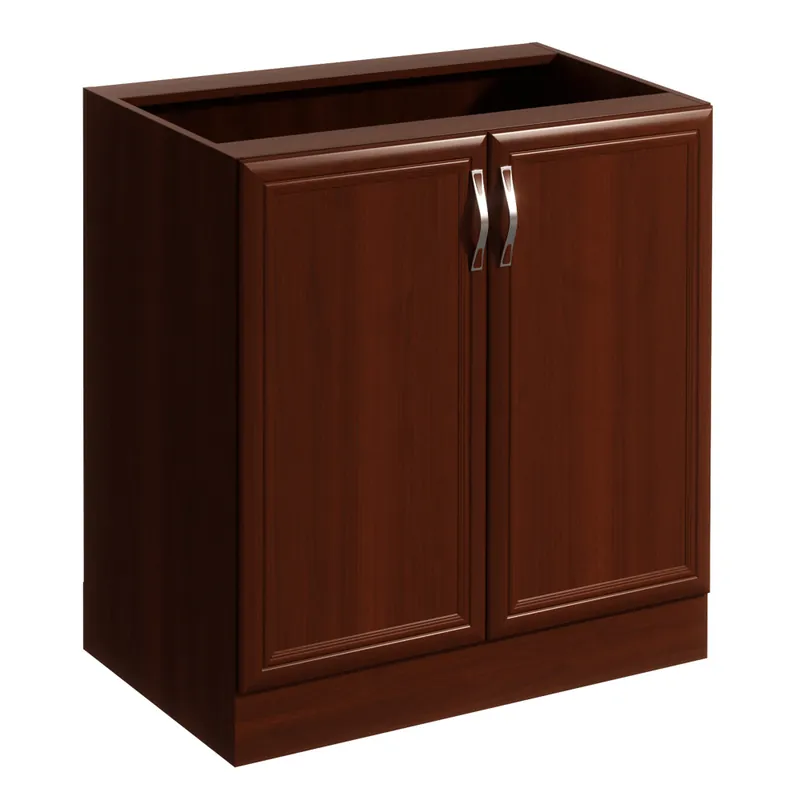 Promoție - Dulap inferior D80 cu 2 uşi, nuc Milano, SICILIA