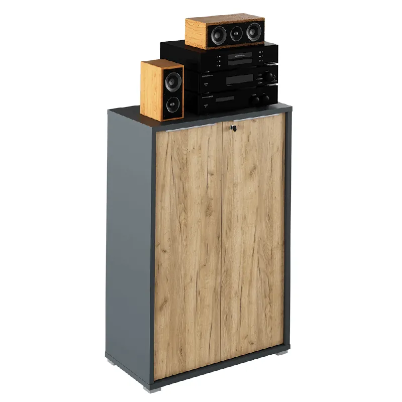 Gata de expediere | Dulap , grafit/stejar artisan, RIOMA NEW TYP 09