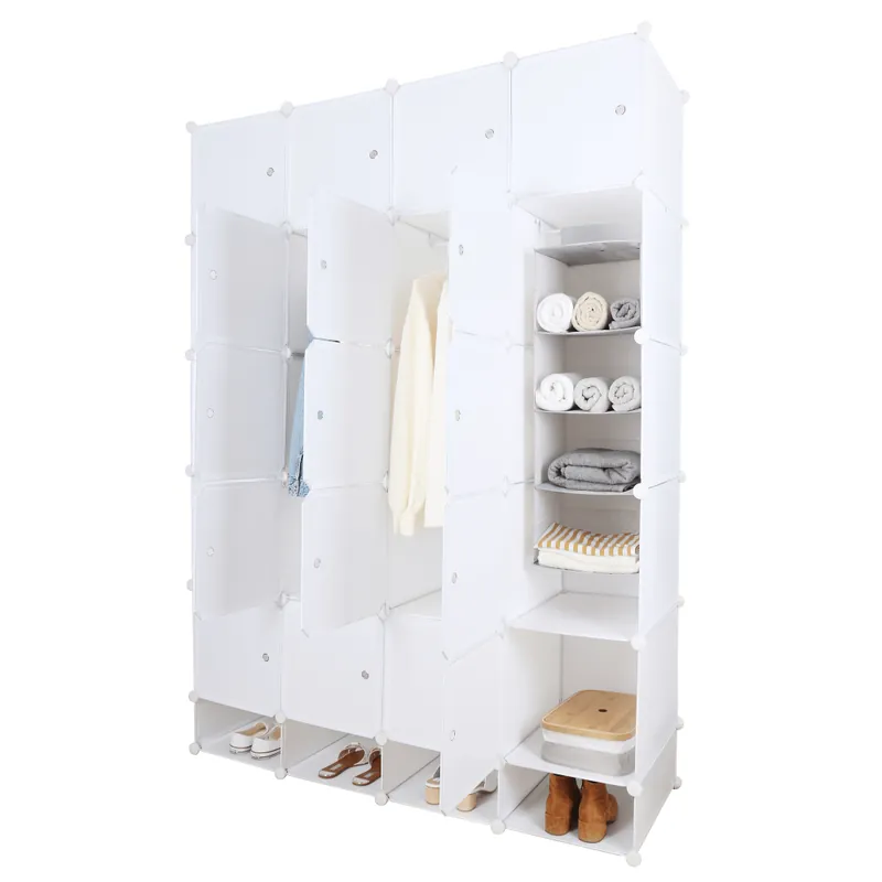 Comandă simplu | Dulap multifuncţional modular, alb, ZAFOD