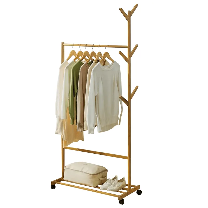 Stander haine, bambus, lăţime 60 cm, VIKIR TYP 2 - Se vinde rapid