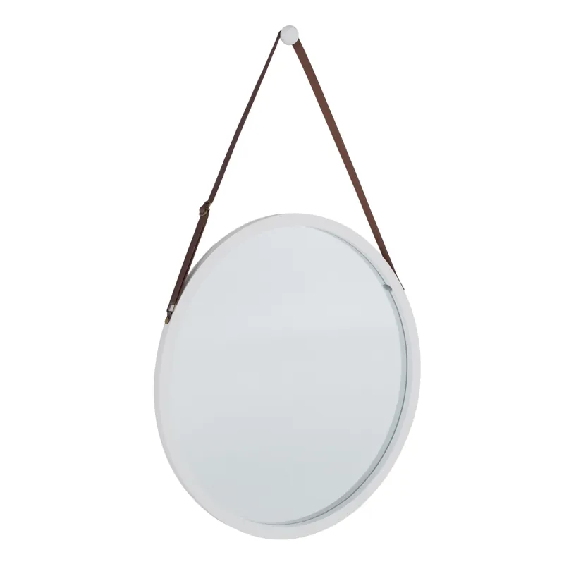 Oglindă, bambus alb, LEMI 1 - Direct din fabrică