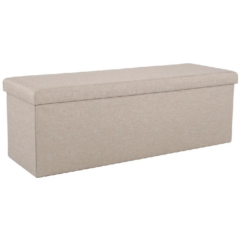 Ultimele produse | Taburet pliabil, material bej, UMINA