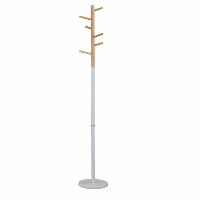 Cuier, lemn natural/metal alb, HORST - Recomandarea clienților