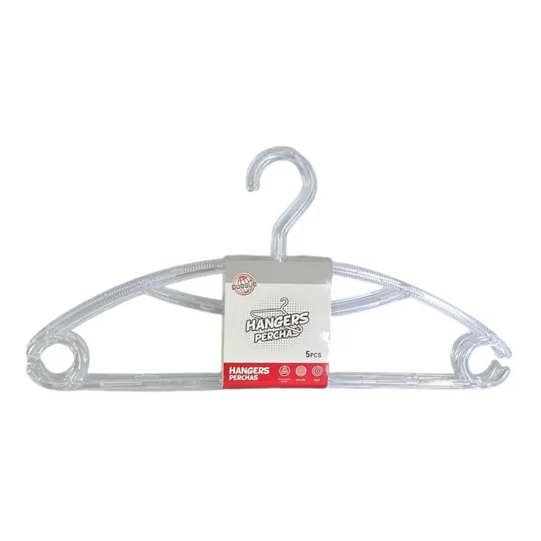Recomandarea clienților | Set 5 Umerașe pentru Haine 40.5 cm, Design Practic pentru Organizare Dulap