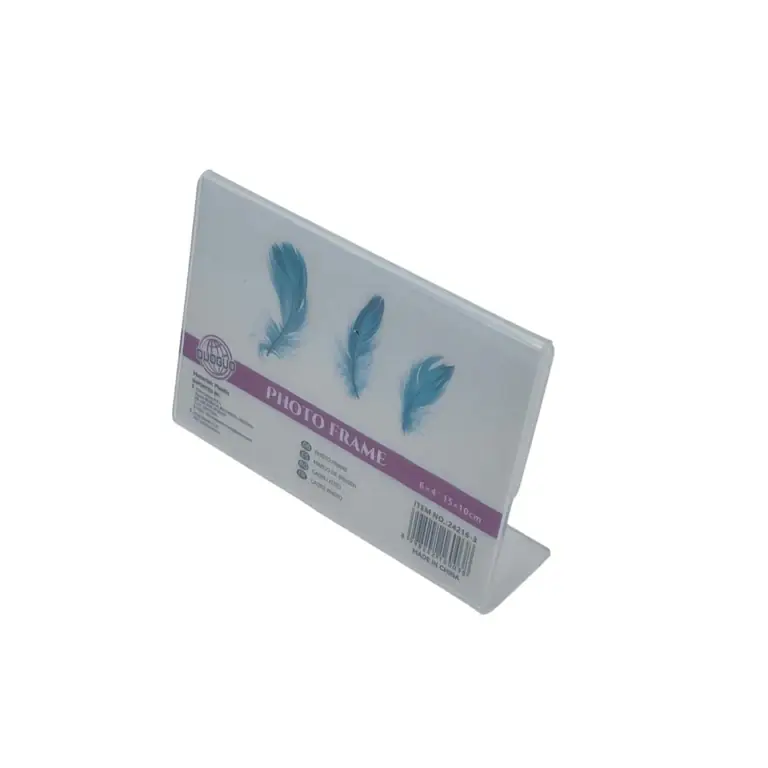 Ramă Foto 15x10 cm din Plastic Transparent – Disponibil în Mai Multe Culori | Lansare recentă