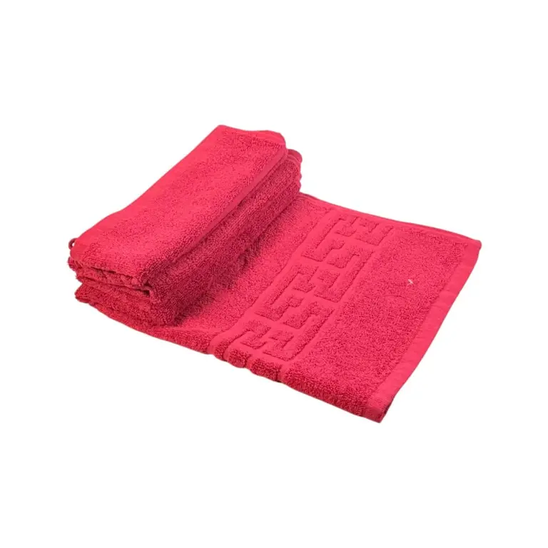 Prosop baie din bumbac 100% frotte, 50 x 90 cm, 500 g/mp, roșu, prosop textil absorbant | Recomandarea clienților