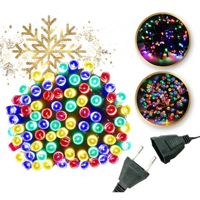 Lumini LED pentru pomul de Crăciun - multicolor | În topul vânzărilor