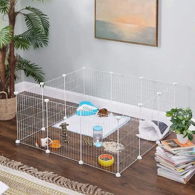 Incint modular pentru animale mici - 12 panouri - Reducere extra