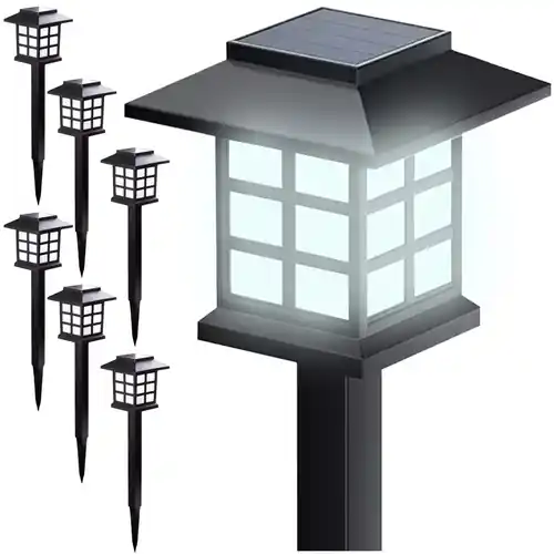 Produs lansat recent | Set de 6 lămpi solare de grădină