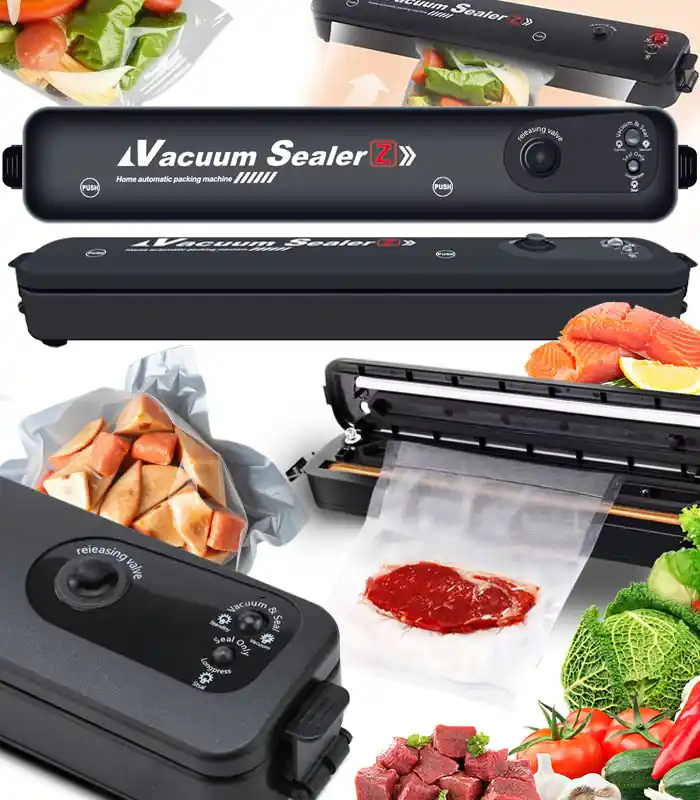 Aparat de vidare a alimentelor 90 W + 10 pungi vidate - Produs recomandat