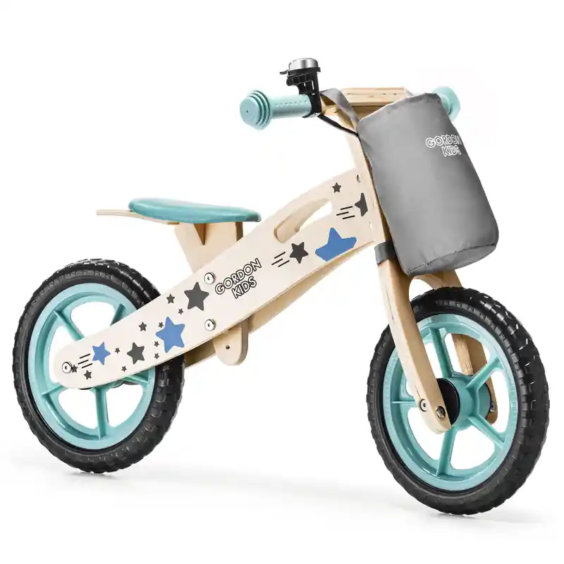 Reducere suplimentară - Bicicletă fără pedale albastră pentru copii cu buzunar