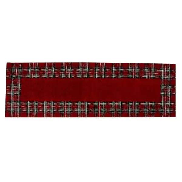 Se vinde rapid | Față de masă de Crăciun burgund 40 x 130 cm