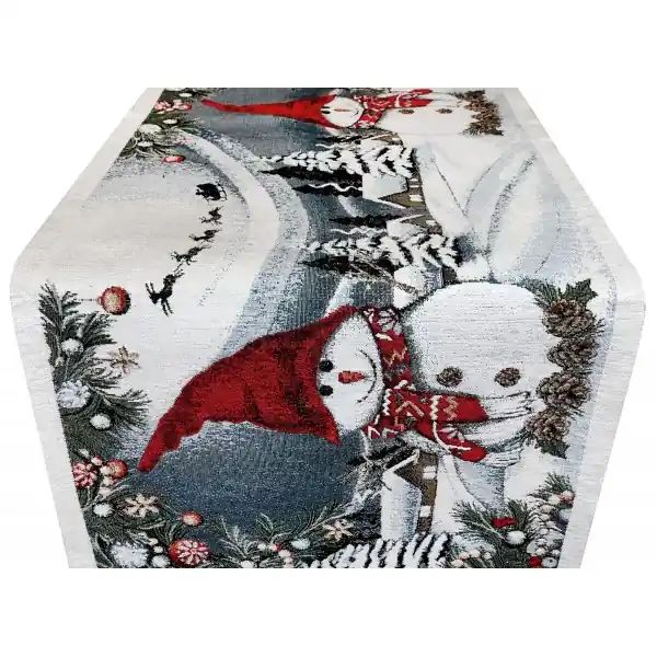 Top vânzări | Față de masă tapițerie cu om de zăpadă 40x130 cm