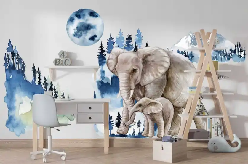 Autocolant de perete elefant | Ofertă promoțională