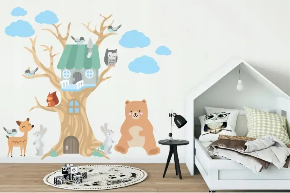 Autocolant decorativ casa animalelor pentru perete 100 x 200 cm | Cumpără direct de la producător
