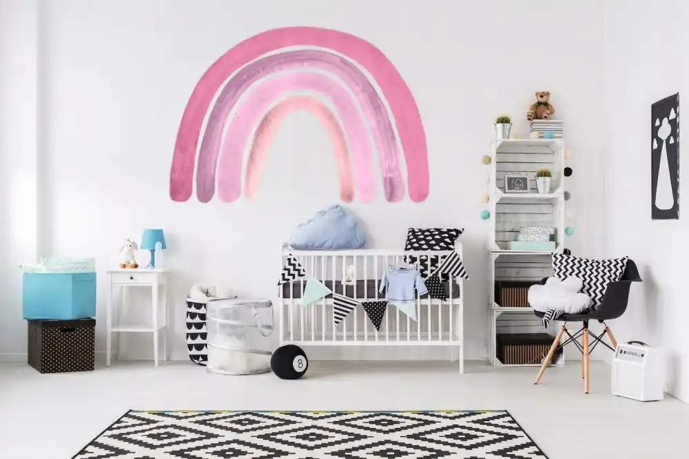 Autocolant modern pentru copii Curcubeu 122 x 180 cm | Favoritul clienților
