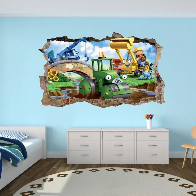 Autocolant de perete Builder Bob - Pentru o perioadă limitată