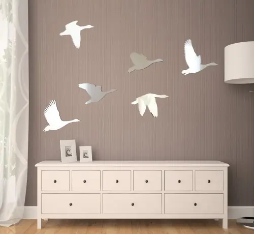 Oglinzi interioare decorative cu model lebădă - Cumpără direct de la producător