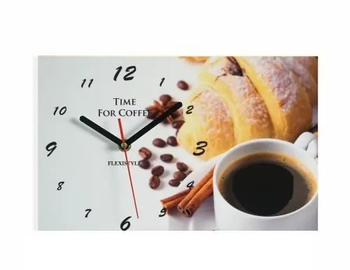Comandă online | Ceas de perete gri pentru cafenea