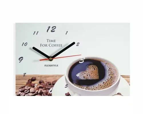 Produs premium | Un ceas de perete cu cafea