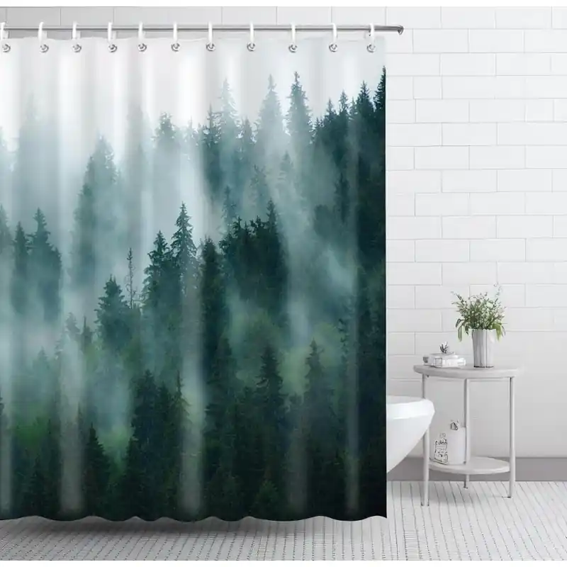 Economisește mai mult | Perdea de duș impermeabilă pentru baie 200 x 180 cm
