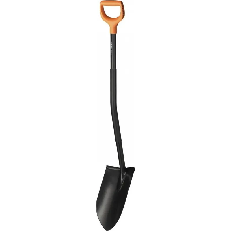 Produs recomandat - Lopata de sapat Fiskars, maner D, otel, 20.5x126.5cm