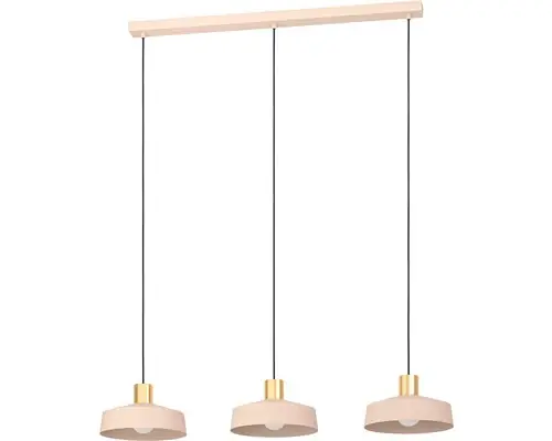 Lustra Valdiola E27 Max. 3x40w, Auriu/nuanta Nisip - Ofertă limitată