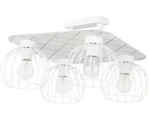 Plasează comanda - Lustra Wista E27 Max. 4x60w, Alba