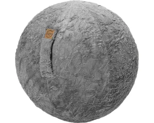 Minge Scaun/fotoliu Sitting Ball Fluffy Gri Ø 65 Cm - În tendințe