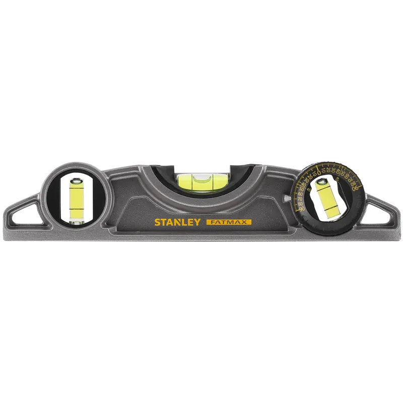 Calitate superioară - Nivela Magnetica Torpedo Fatmax Pro, 3 fiole, bula reglabila, corp aluminiu, 25 cm
