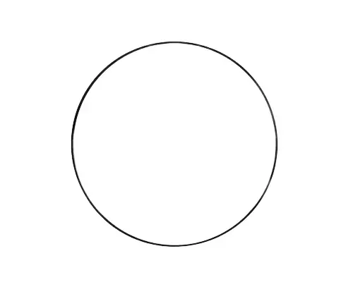 Retur ușor | Oglinda Baie Cu Led Cordia Round Line Ø60 Cm Rama Neagra