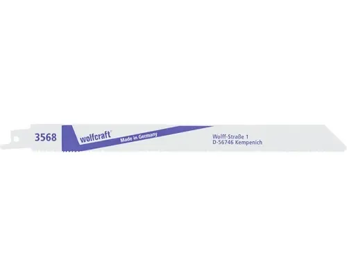 Panze Fierastrau Sabie Wolfcraft 230/210 Mm, Pentru Lemn Cu Cuie & Plastic, Pachet 2 Bucati | Preț special