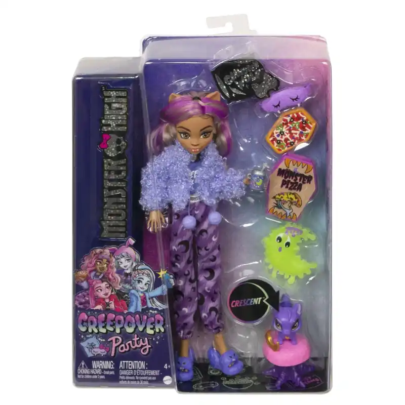 Papusa Monster High - Creepover Party, Clawdeen - Comandă cu încredere