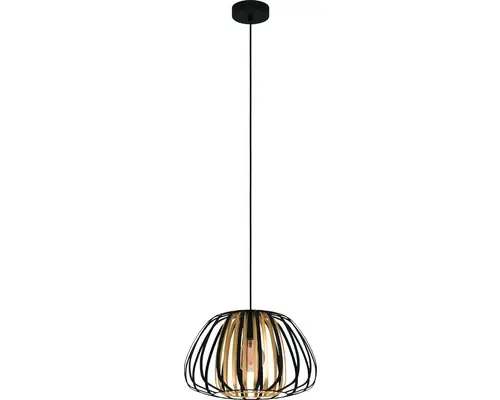 Acum disponibil - Pendul Encinitos E27 Max. 1x40w, Ø375 Mm, Negru/auriu