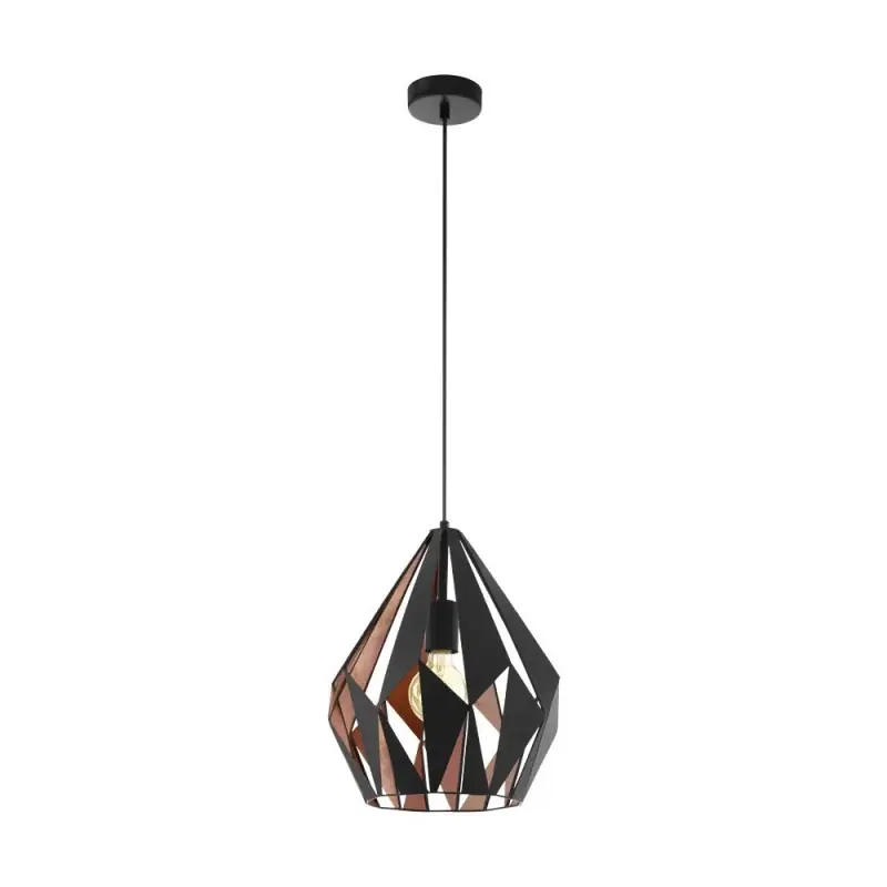 Pendul stil industrial, 1xE27, max. 60W, cupru, EG 49254 | Preț excelent