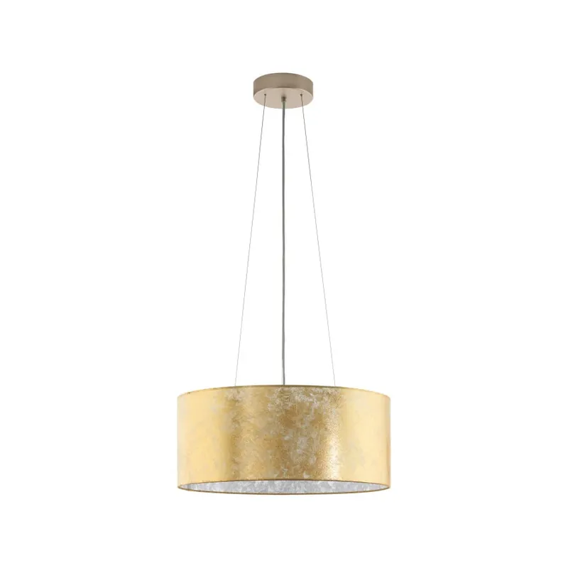 Reducere | Pendul VISERBELLA 97644 Eglo, E27, 3x60W, auriu