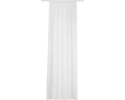 Perdea Cu Rejansa Multifunctionala Voile, Voal Ignifugat, Uni Alb 300x245 Cm | Până la epuizarea stocului