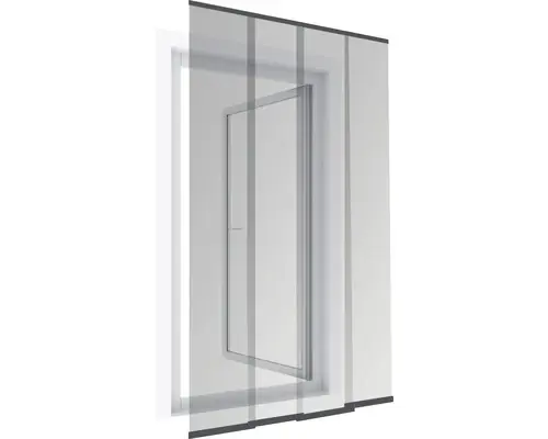 Perdea Lamele din Plasa de Tantari Pentru Usa Easy PLUS Antracit 120x250 cm | Ofertă