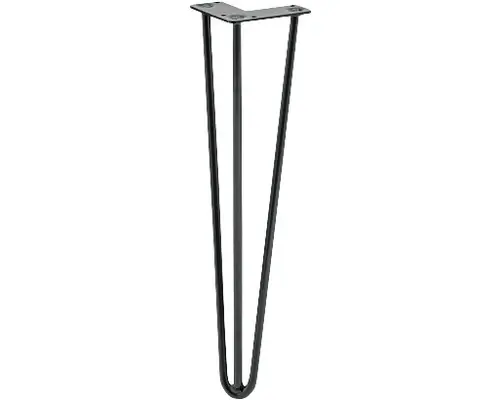 Alegerea clienților | Picior Mobila Tip Spider Tarrox Ø58x450mm, Negru