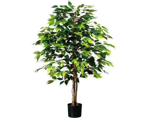Ofertă exclusivă - Planta Artificiala Feriga Benjamina In Ghiveci H 120 Cm Verde