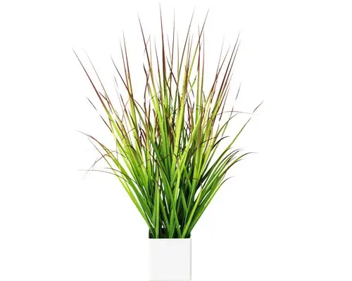 Planta Artificiala Iarba Imperata Cylindrica H 61 Cm Rosu/ Verde - Reducere extra