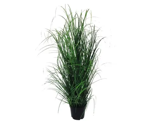 Planta Artificiala Tufa Iarba In Ghiveci Negru H 120 Cm | Preț special