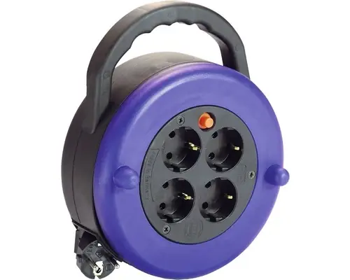 Prelungitor Electric Pe Tambur De Plastic 4 Prize 7, 5m Cablu Pvc 3x1, 5 Mm² - Produs nou