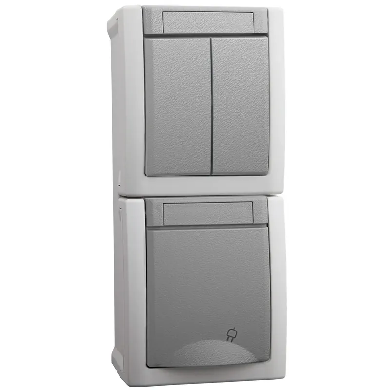 Priza + comutator Panasonic Pacific, IP54 | Reducere extra