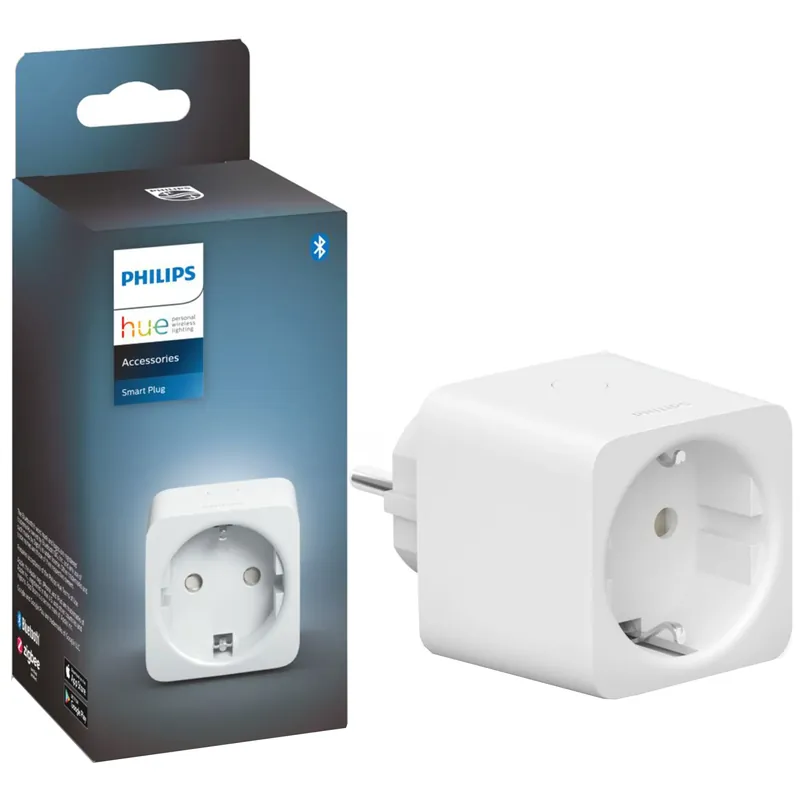 Priza inteligenta Philips Hue, Bluetooth, Zigbee, IP20, Alb - Cumpărături sigure