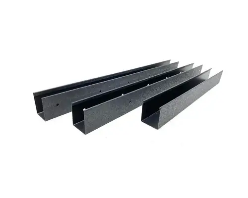 Produs premium | Profil Acoperire Sipca Gard Bravo Bigstone Margini U 2 M Gri
